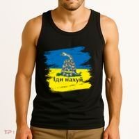 Ukrainian Flag Russian War Ship Go Fuck Yourself Tank Top thumb 3