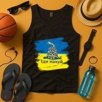 Ukrainian Flag Russian War Ship Go Fuck Yourself Tank Top thumb 4
