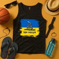 Ukraine Flag Russian Warship Go F Yourself Tank Top thumb 4