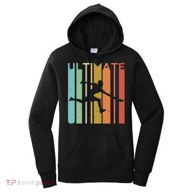 Ultimate Frisbee Retro Player Flying Disc College Cute Gift Women's Hoodie