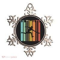 Ultimate Frisbee Retro Player Flying Disc College Cute Gift Ornament thumb 0