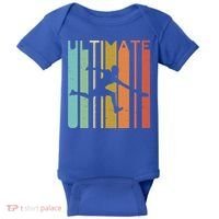 Ultimate Frisbee Retro Player Flying Disc College Cute Gift Baby Bodysuit thumb 0