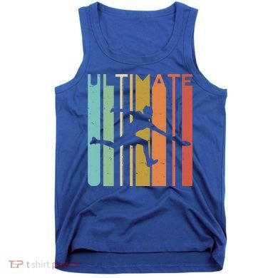 Ultimate Frisbee Retro Player Flying Disc College Cute Gift Tank Top