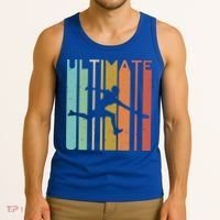 Ultimate Frisbee Retro Player Flying Disc College Cute Gift Tank Top thumb 3