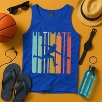 Ultimate Frisbee Retro Player Flying Disc College Cute Gift Tank Top thumb 4
