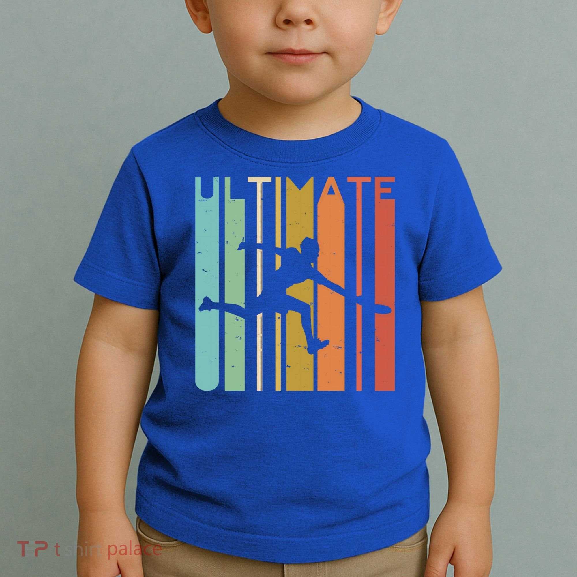 Ultimate Frisbee Retro Player Flying Disc College Cute Gift Toddler T-Shirt