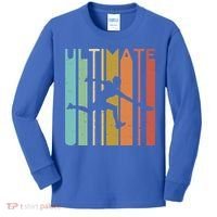 Ultimate Frisbee Retro Player Flying Disc College Cute Gift Kids Long Sleeve Shirt thumb 0