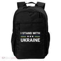 Ukrainian Flag Support Ukraine Freedom I Stand With Ukraine Gift Backpack thumb 0