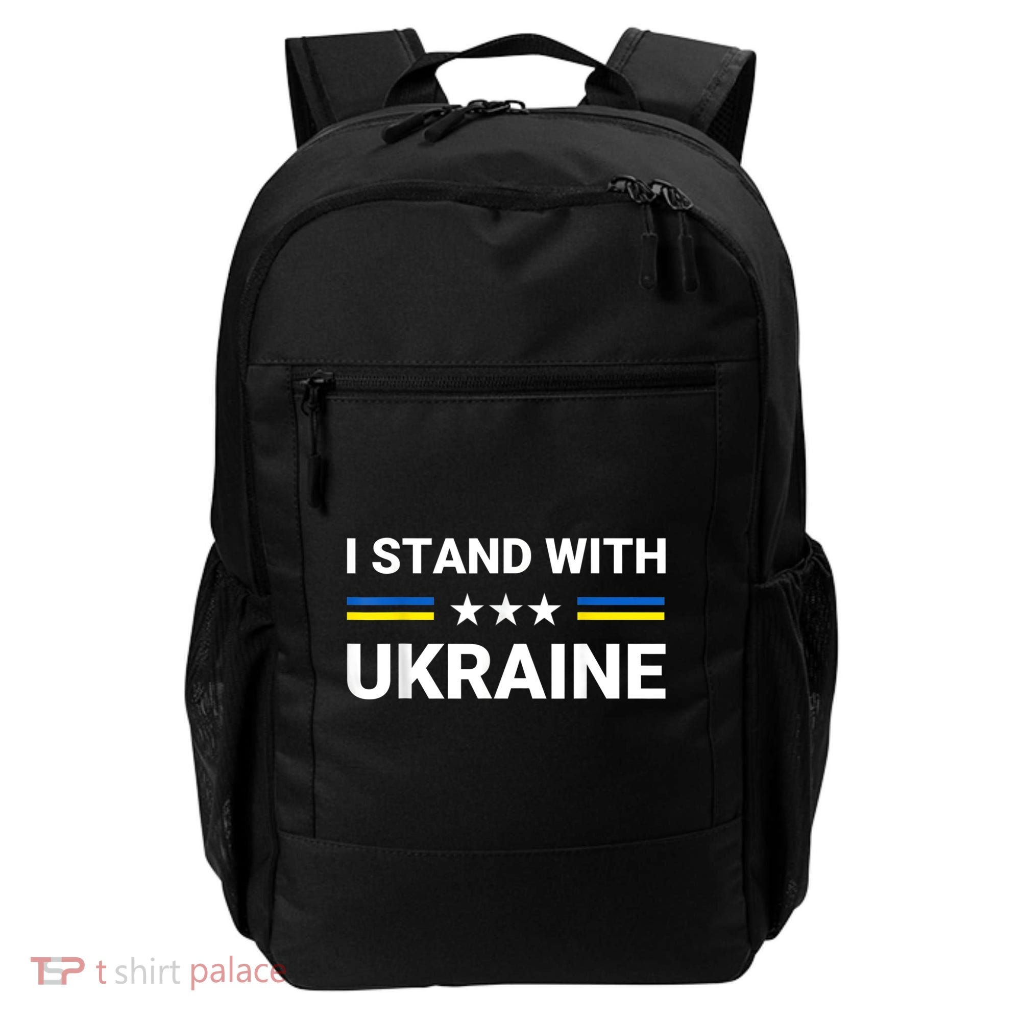 Ukrainian Flag Support Ukraine Freedom I Stand With Ukraine Gift Backpack
