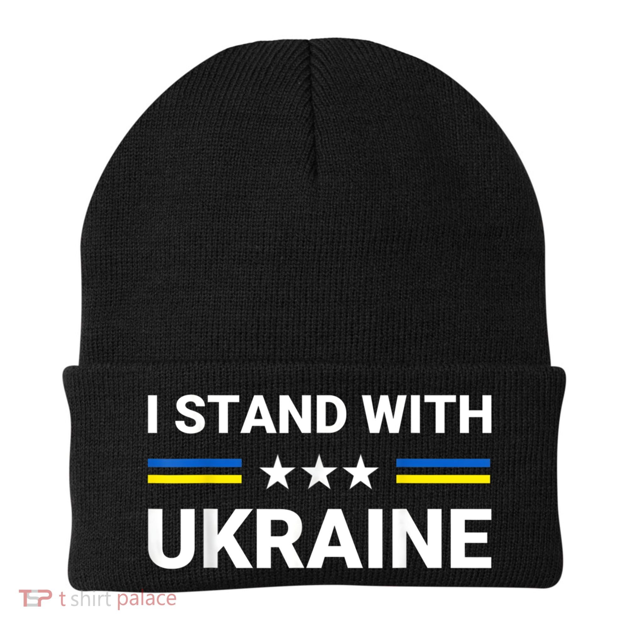 Ukrainian Flag Support Ukraine Freedom I Stand With Ukraine Gift Beanie