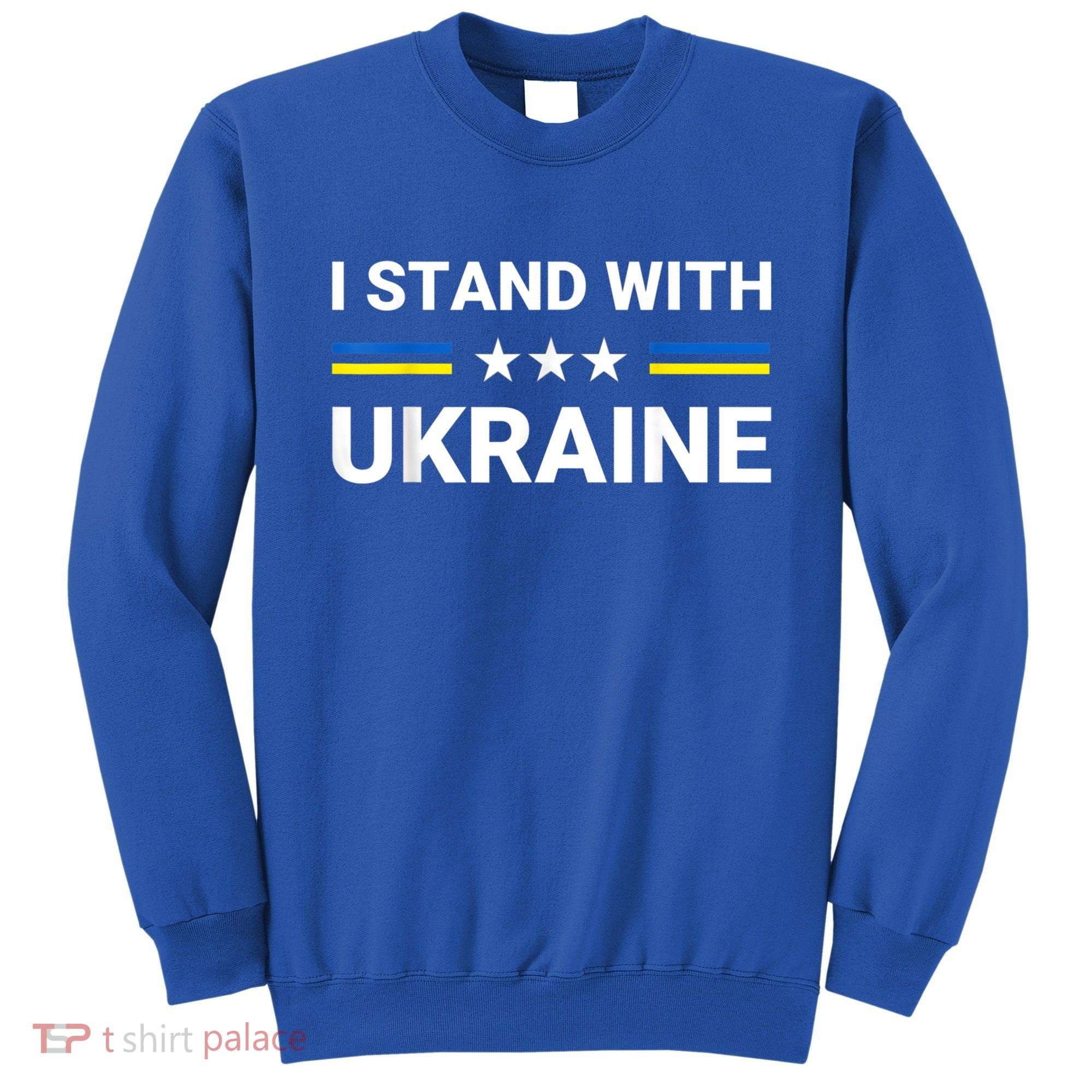 Ukrainian Flag Support Ukraine Freedom I Stand With Ukraine Gift Sweatshirt
