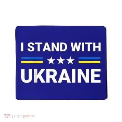 Ukrainian Flag Support Ukraine Freedom I Stand With Ukraine Gift Mousepad