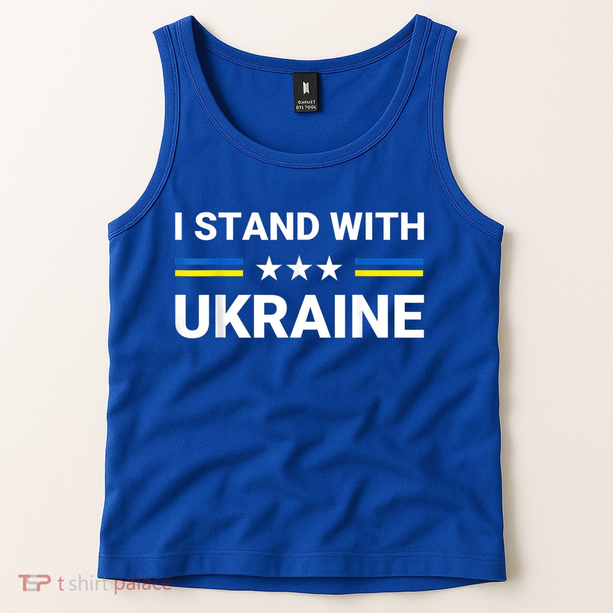 Ukrainian Flag Support Ukraine Freedom I Stand With Ukraine Gift Tank Top