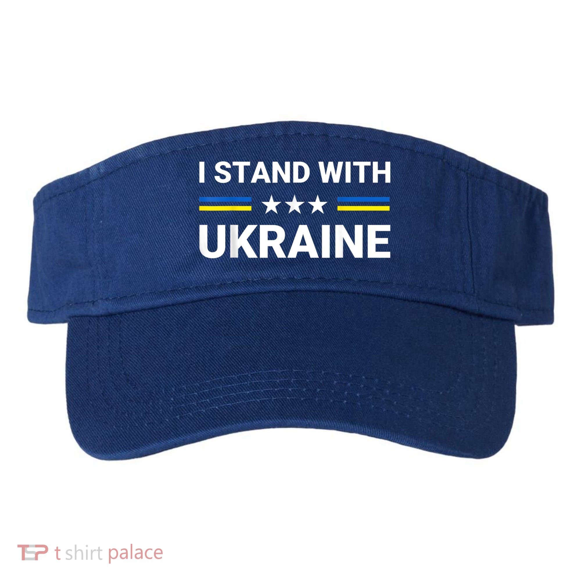Ukrainian Flag Support Ukraine Freedom I Stand With Ukraine Gift Visor