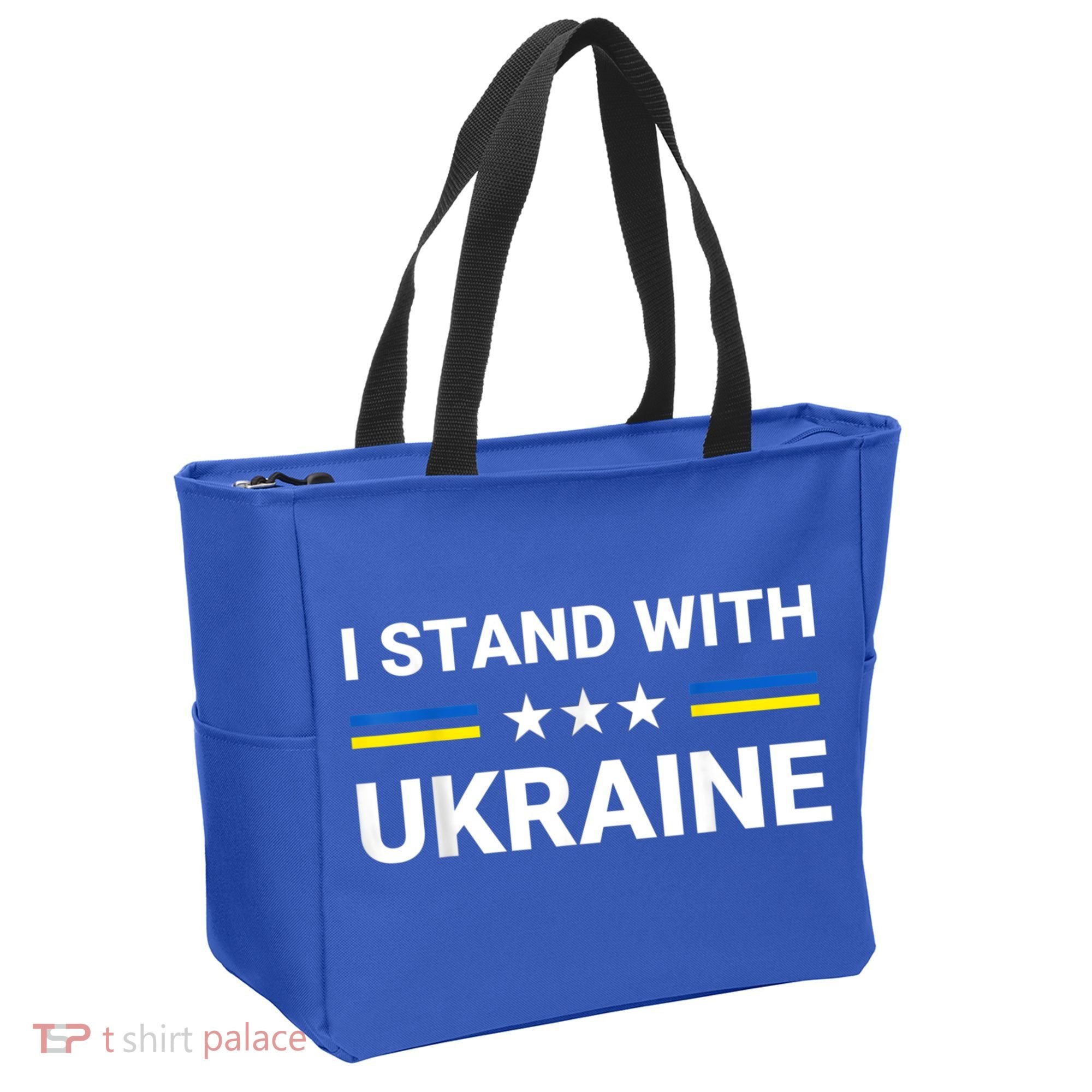 Ukrainian Flag Support Ukraine Freedom I Stand With Ukraine Gift Tote Bag
