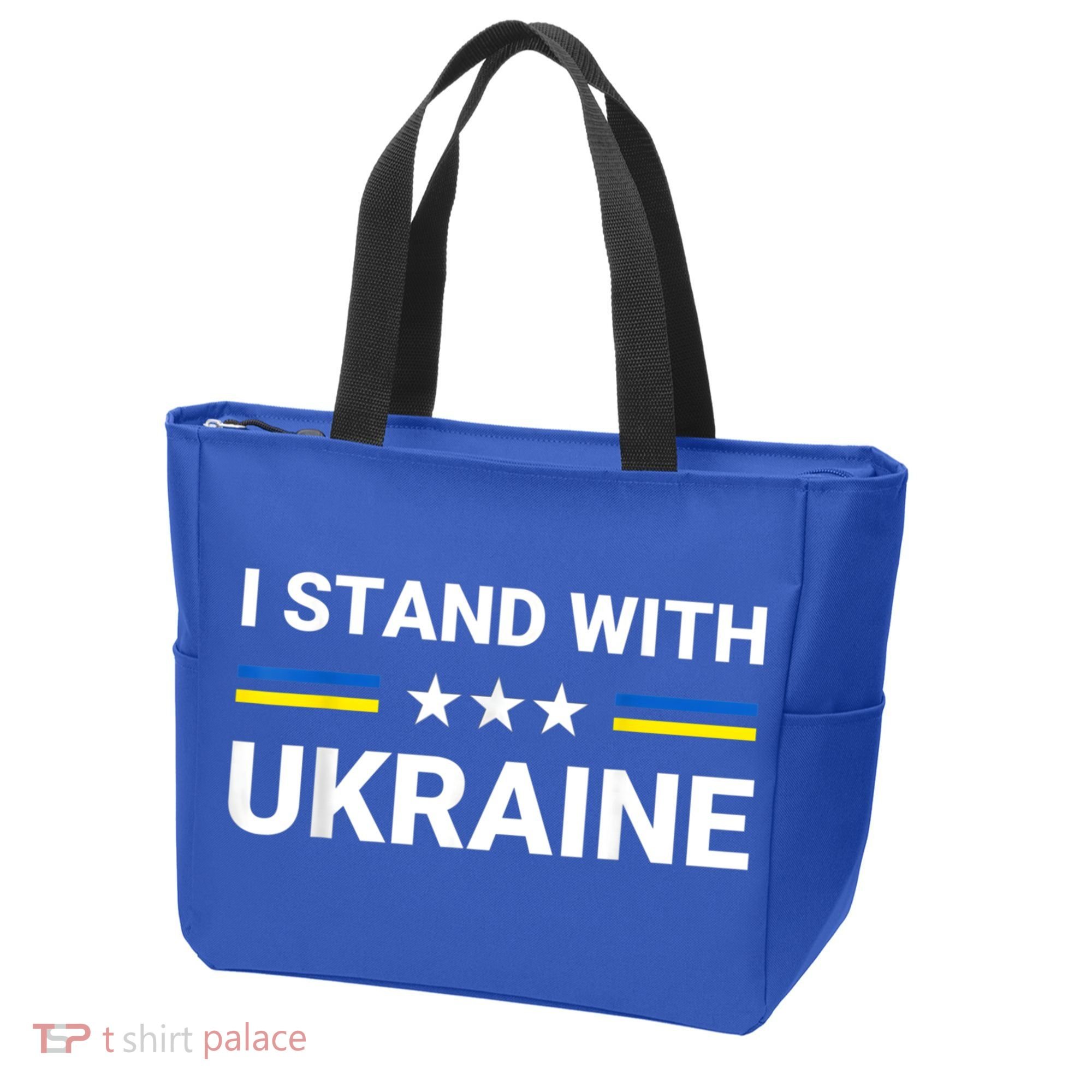 Ukrainian Flag Support Ukraine Freedom I Stand With Ukraine Gift Tote Bag