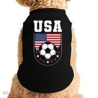 Usa Flag Soccer Fan Doggie Tank thumb 0