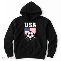 Usa Flag Soccer Fan Hoodie thumb 0