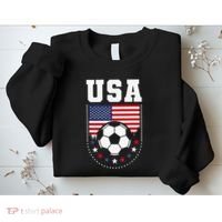 Usa Flag Soccer Fan Sweatshirt thumb 2