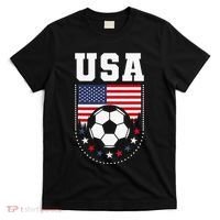 Usa Flag Soccer Fan T-Shirt thumb 0