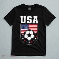 Usa Flag Soccer Fan T-Shirt thumb 5