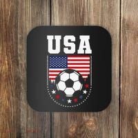 Usa Flag Soccer Fan Coaster thumb 0