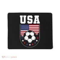 Usa Flag Soccer Fan Mousepad thumb 0