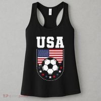 Usa Flag Soccer Fan Women's Tank Top thumb 3