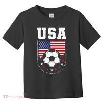 Usa Flag Soccer Fan Toddler T-Shirt thumb 0