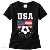 Usa Flag Soccer Fan Women's T-Shirt thumb 0