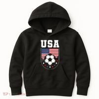 Usa Flag Soccer Fan Kids Hoodie thumb 0
