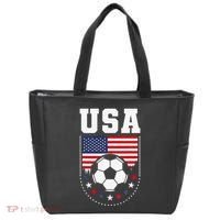 Usa Flag Soccer Fan Tote Bag thumb 0