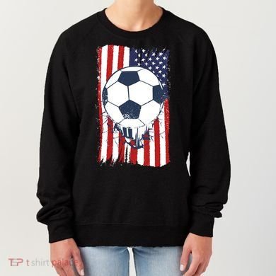 USA Flag Soccer Lover Women's Sweatshirt