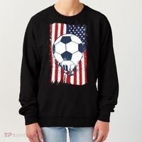 USA Flag Soccer Lover Women's Sweatshirt thumb 0
