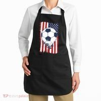USA Flag Soccer Lover Apron thumb 2