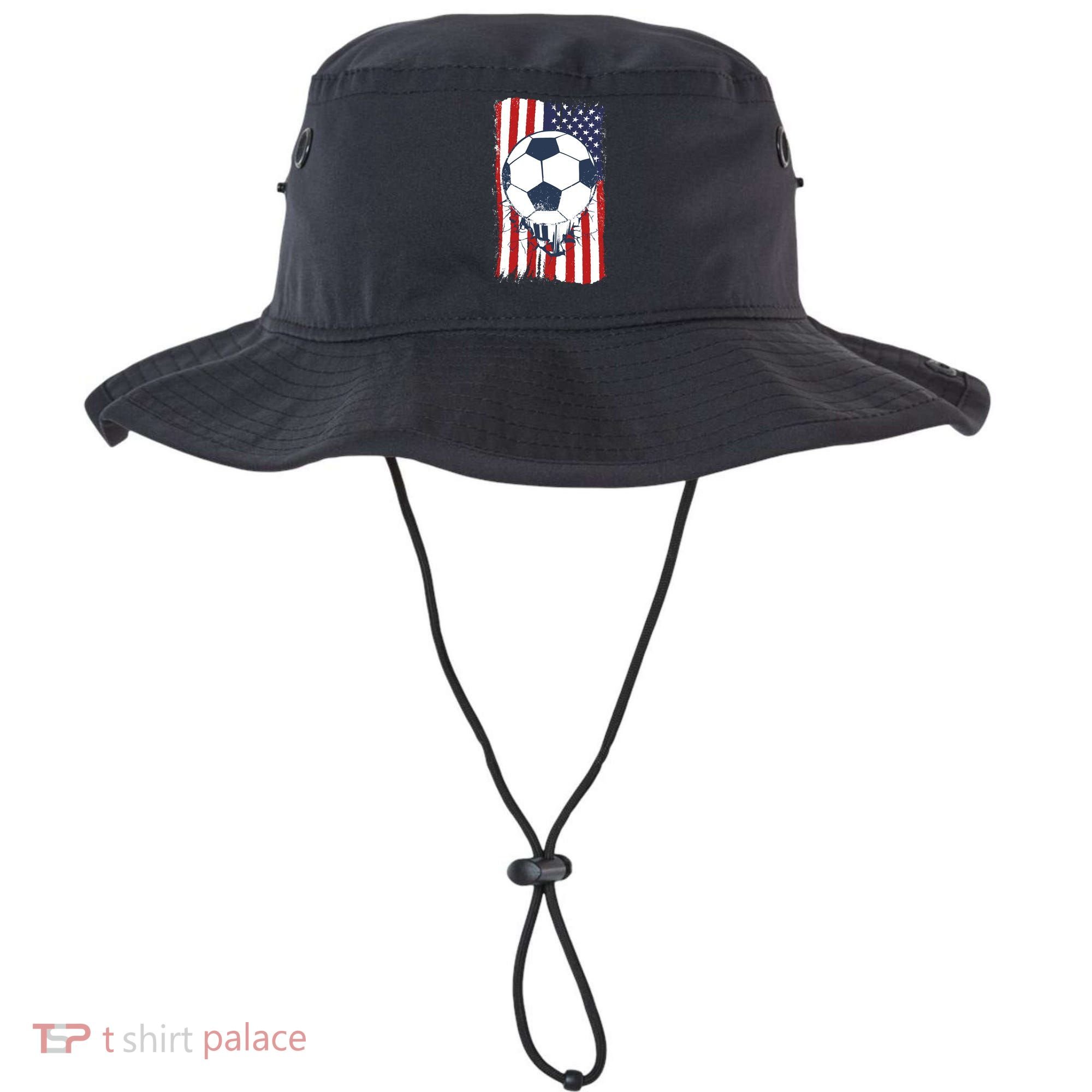 USA Flag Soccer Lover Bucket Hat