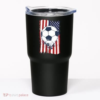 USA Flag Soccer Lover Tumbler