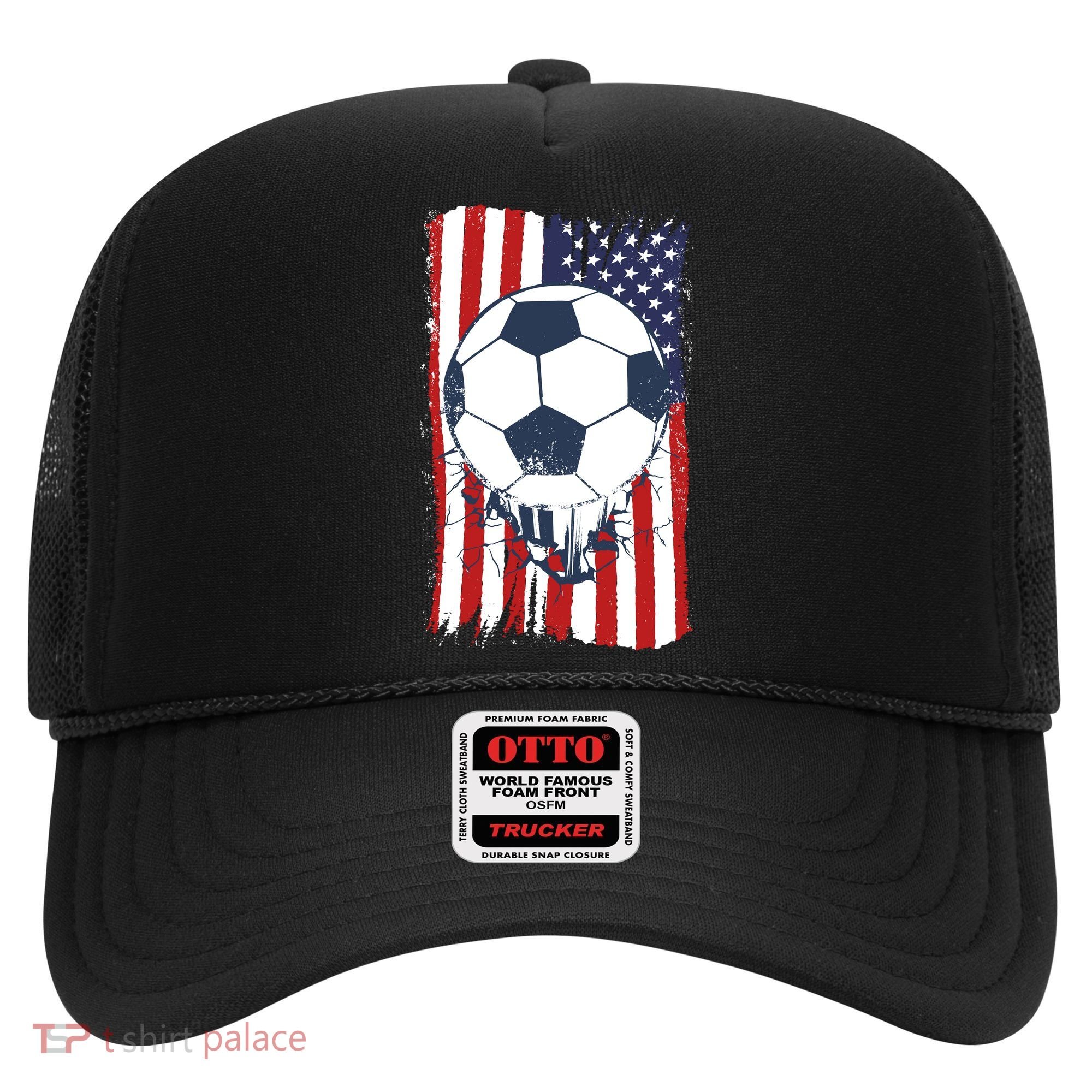USA Flag Soccer Lover Hat