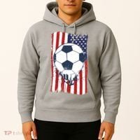 USA Flag Soccer Lover Hoodie thumb 2
