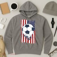 USA Flag Soccer Lover Hoodie thumb 3