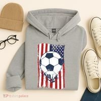 USA Flag Soccer Lover Hoodie thumb 4