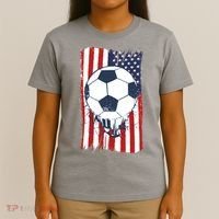 USA Flag Soccer Lover T-Shirt thumb 4