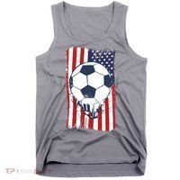 USA Flag Soccer Lover Tank Top thumb 0