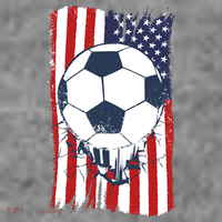USA Flag Soccer Lover Women's T-Shirt thumb 6