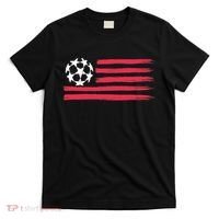 USA Flag Soccer Ball Cool Futbol Equipment T-Shirt thumb 0