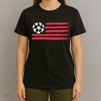 USA Flag Soccer Ball Cool Futbol Equipment T-Shirt thumb 4