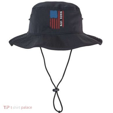 Usa Flag Since 1776 Revolution Declaration Freedom Military Gift Bucket Hat