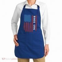 Usa Flag Since 1776 Revolution Declaration Freedom Military Gift Apron thumb 2