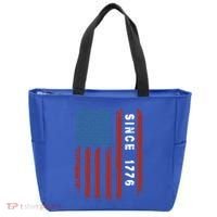 Usa Flag Since 1776 Revolution Declaration Freedom Military Gift Tote Bag thumb 0