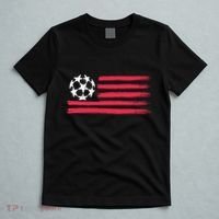 Usa Flag Soccer Ball Cool Futbol Equipment Women T-Shirt thumb 5